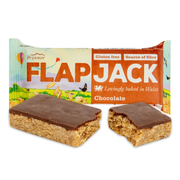 Wholebake Flapjack ovesný s polevou s čokoládovou příchutí 80 g BLP